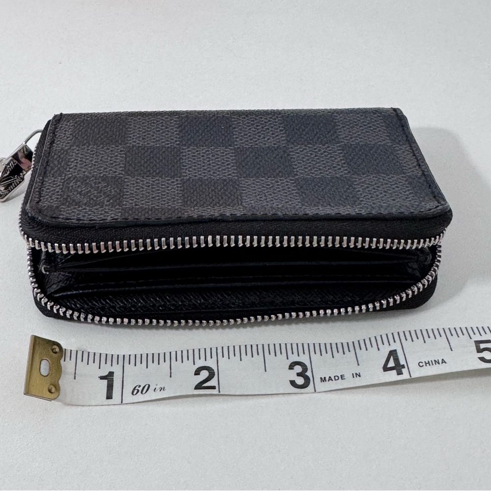 Louis Vuitton Damier Graphite Zipper Coin Wallet Authentic with Box - Picture 14 of 16